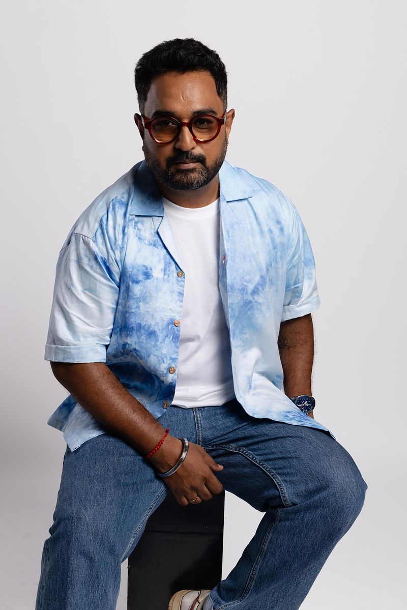 Cuban Collar Shirt - Summer Sky