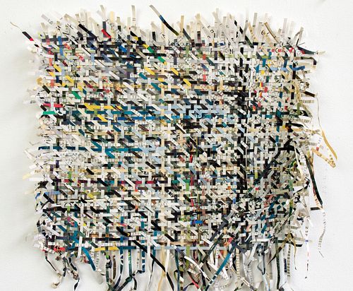 Newspaper Weaving Cross (2023)
