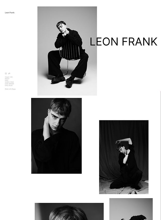 Leon Frank Portfolio Website Voorbeelden