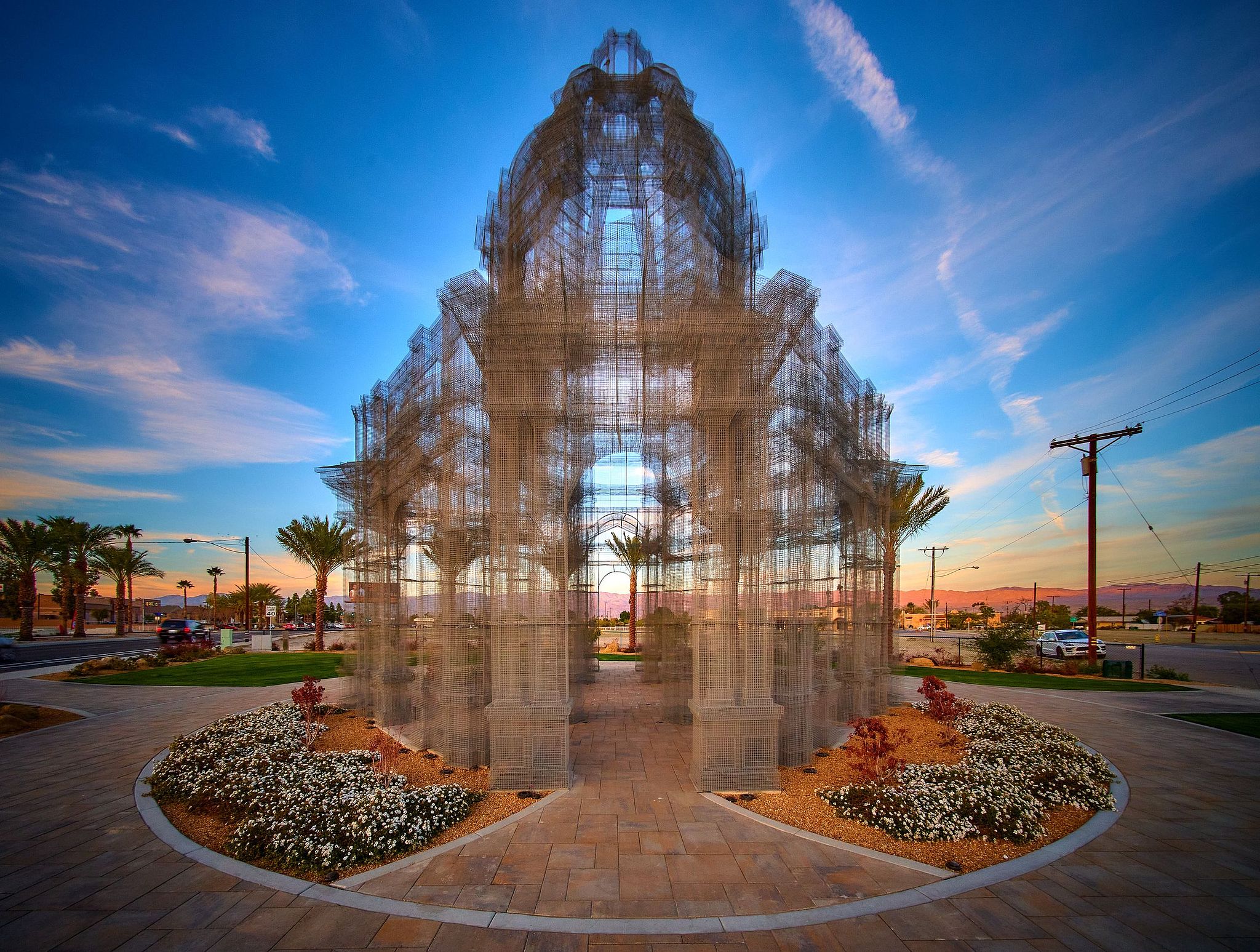 Tresoldi's Wire Mesh Cathedral - California