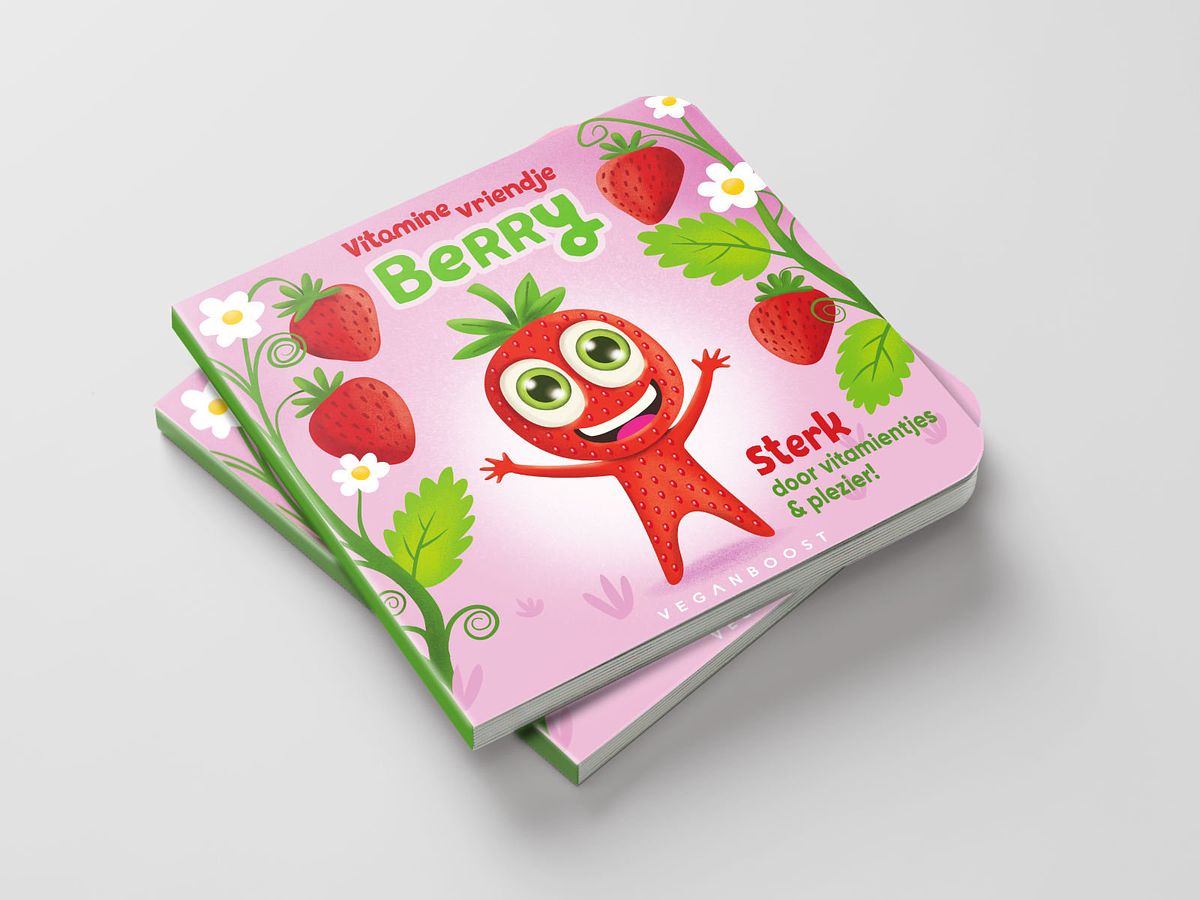 poetzarelli, cover, voorleesboekje, Berry, veganboost, publicitaire