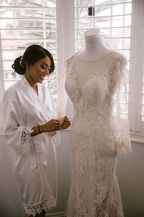 Bride Getting Ready