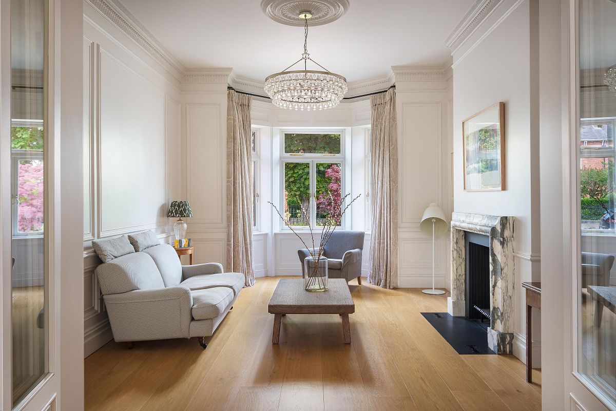 Elegant Living Room with Bay Window, Cowper Road, Dublin
