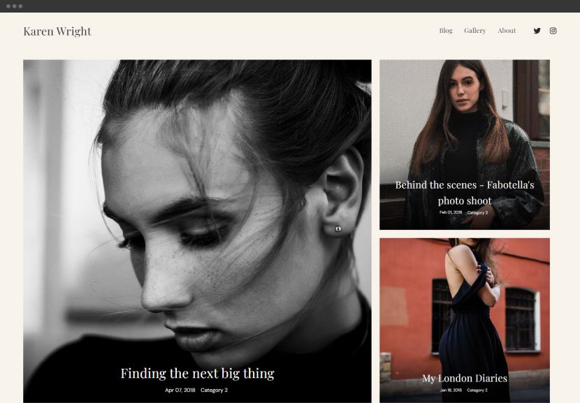Portfolio-Website-Themen