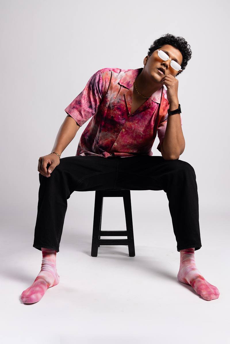 Cuban Collar Shirt - Rosé Hour