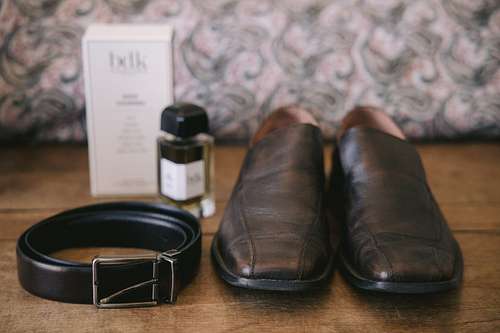 Groom Getting Ready
