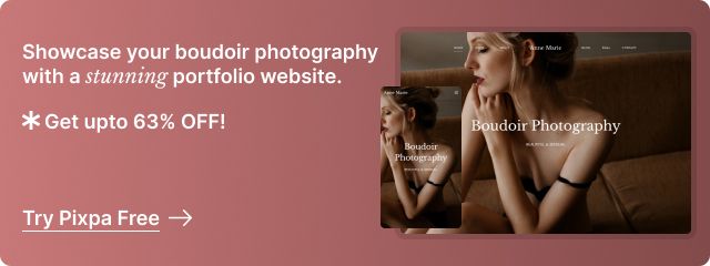 Pixpa portfolio website builder