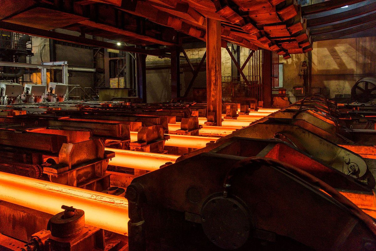 Steel Product, Jindal Steel Plant, showcasing steel product's production and manufacturing in Odisha, India.