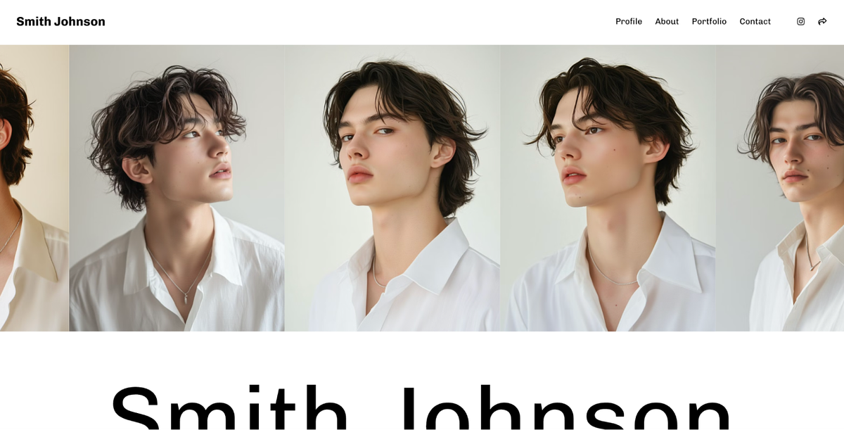 Brio Modeling Website-Vorlage