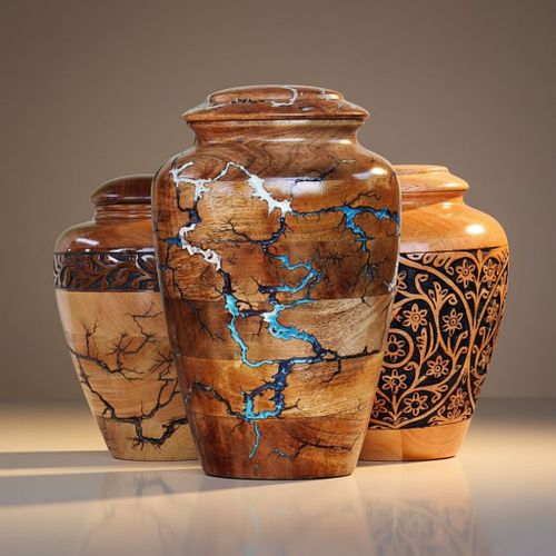 Wooden Urns