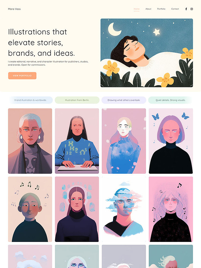 Luma - Pixpa Portfolio Website Templates