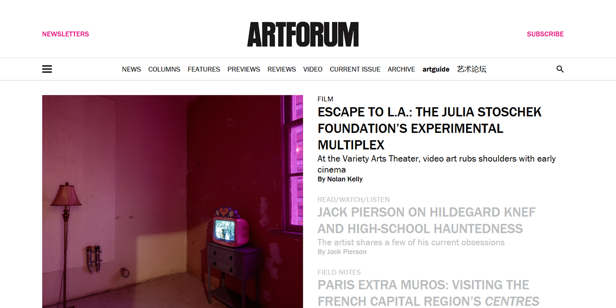ArtForum – Kunstblog