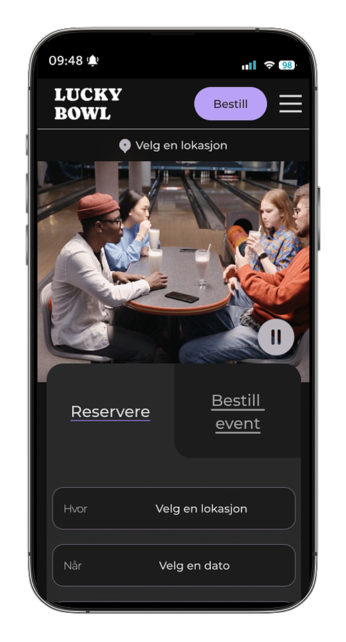 Improving the birthday booking process for a local bowling alley
