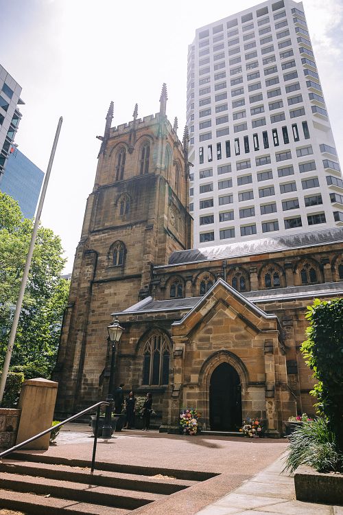 Church Wedding Ceremony at St Philip's Anglican Church
