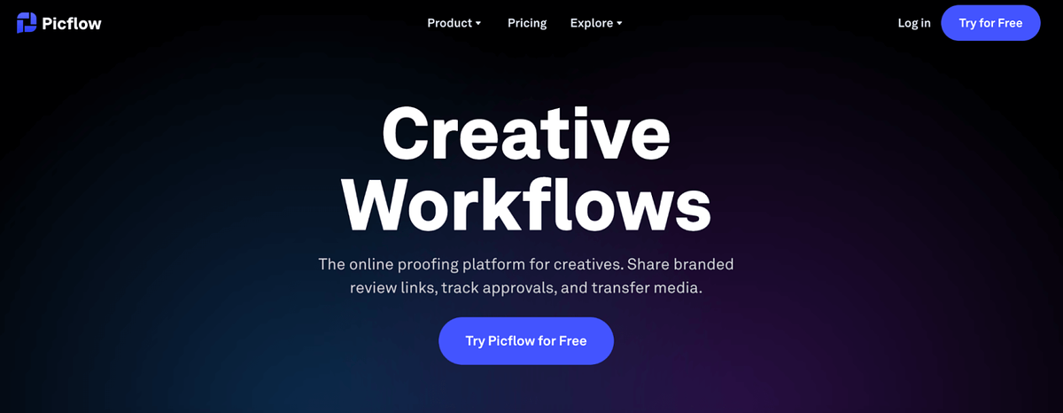 Hompage of Pickflow