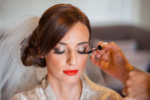 Bride Getting Ready