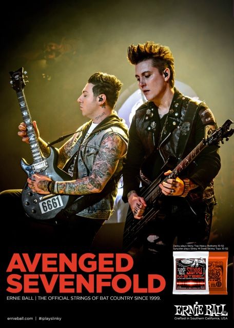 Avenged Sevenfold -In Ernie Ball Ad - Photo by Igor RockXposure