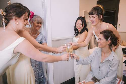 Bride Getting Ready