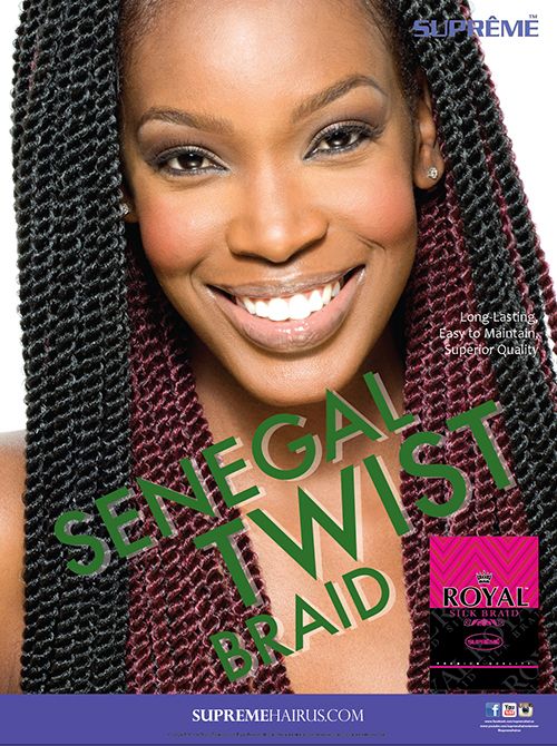 2017 Poster Senegal Twist Braid 18x24