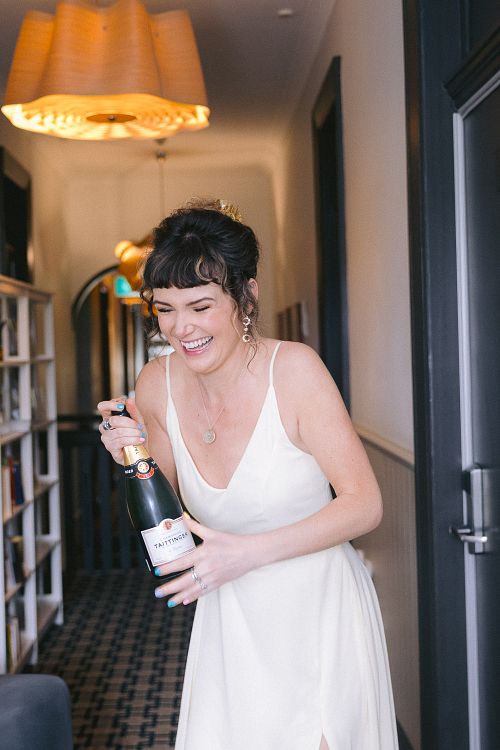 Bride Getting Ready