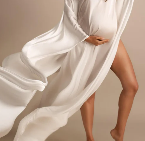 White Silk Cape
