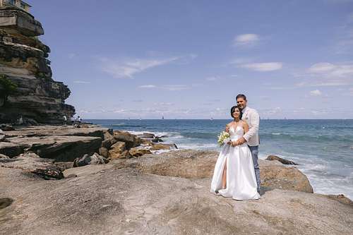 Bridal Portraits at Queenscliff, Manly