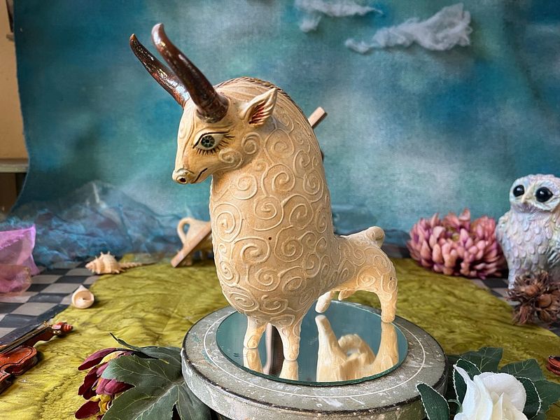 Pair of Cretan Bulls