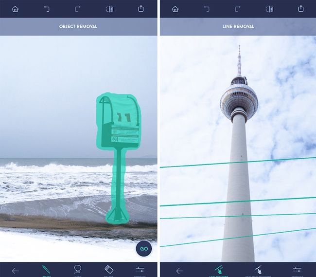 Application de retouche photo TouchRetouch