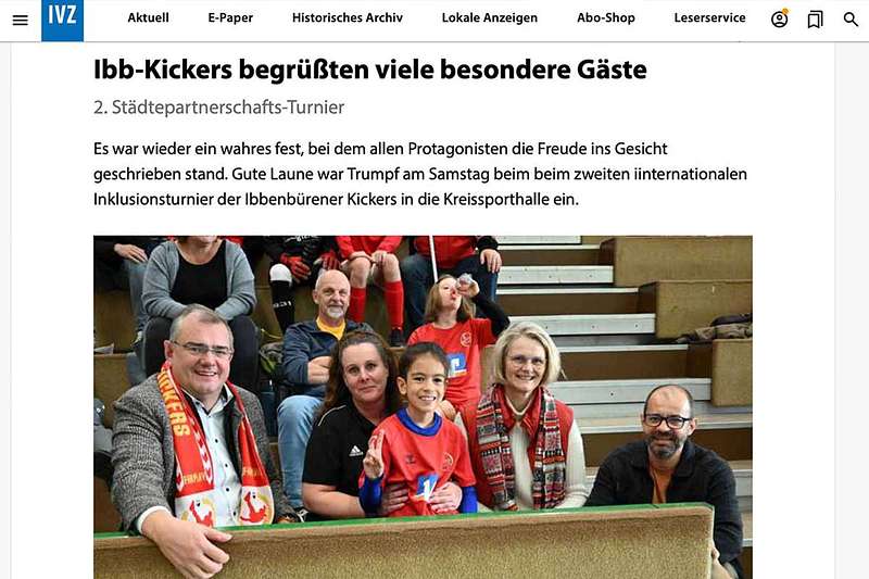 Ibbenbürener Kickers begrüßten viele besondere Gäste
