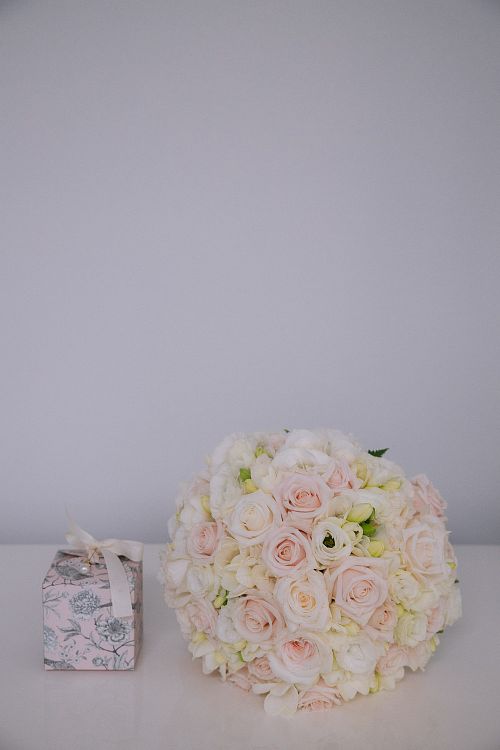 Chinese bride getting ready for traditional tea ceremony