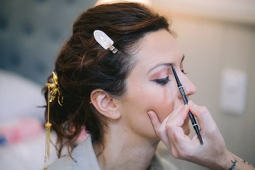 Bride Getting Ready
