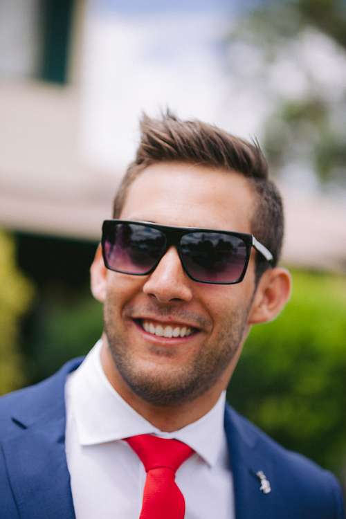 Groom Getting Ready