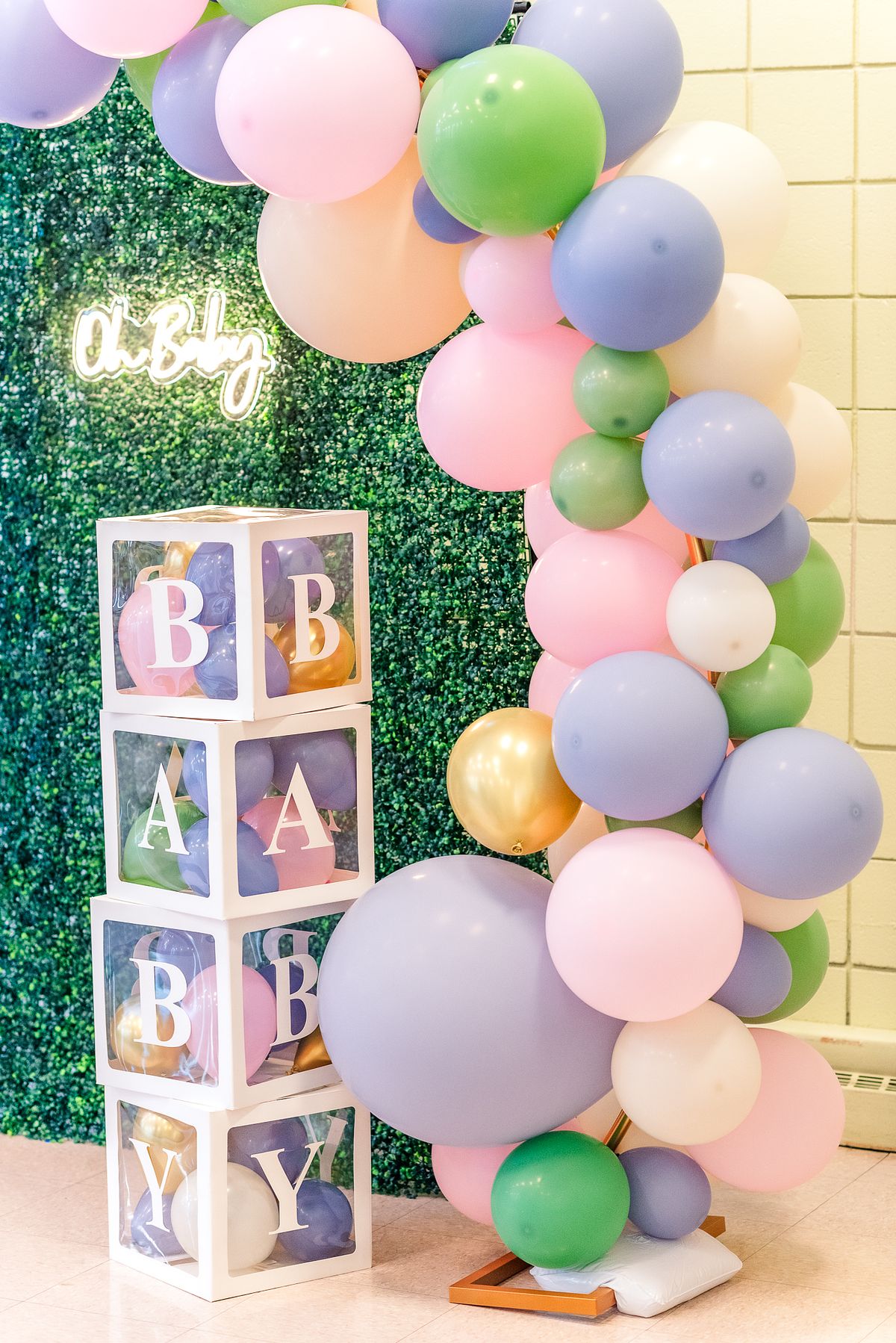 Divine Grace Community Baby Shower Photo Booth by Cranberry Township, PA newborn photographer