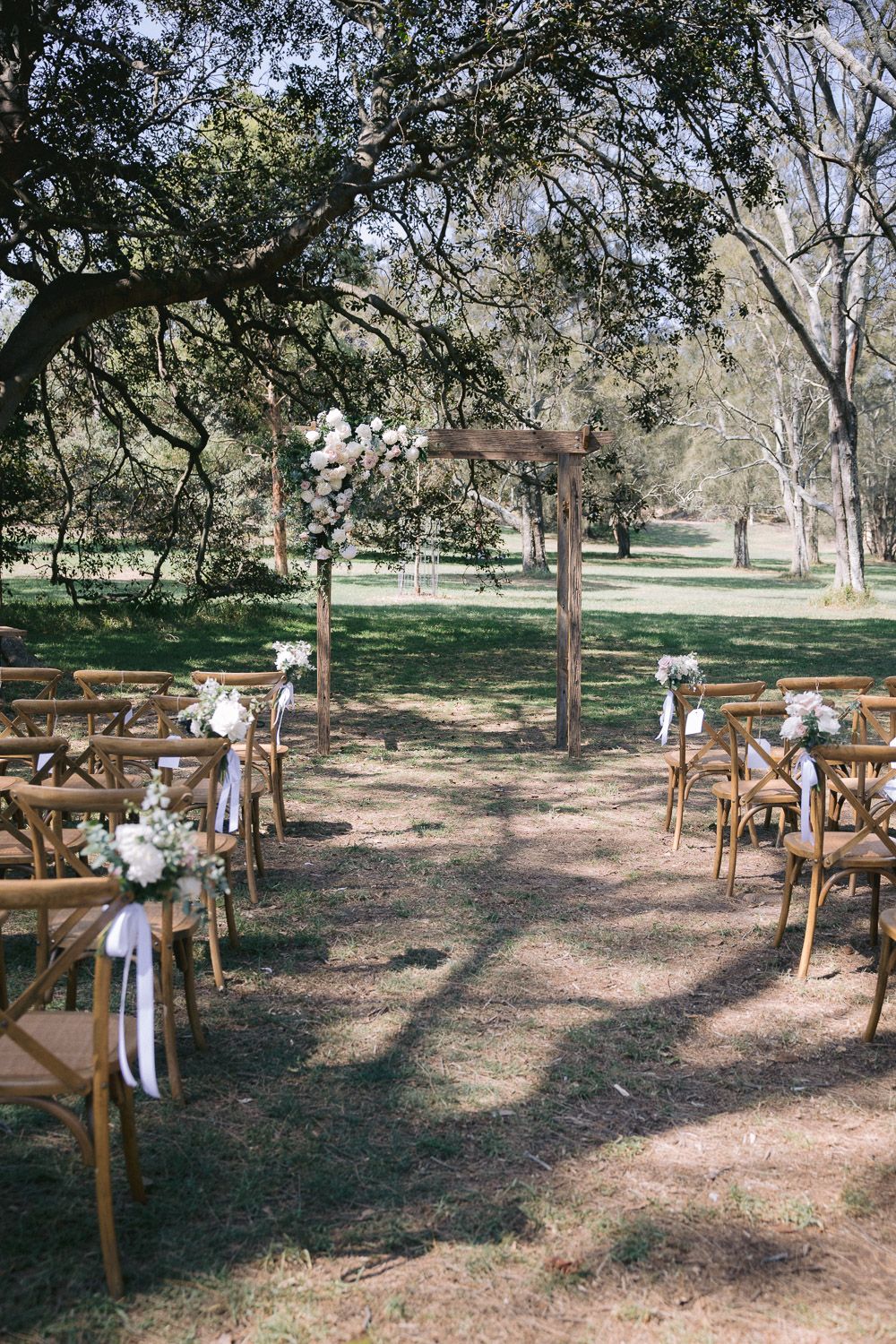 Wedding Ceremony at Pine Grove Centennial Park