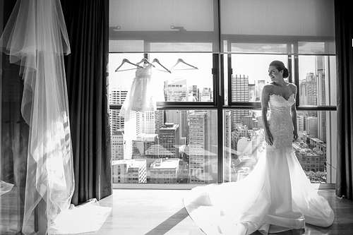 Bride Getting Ready