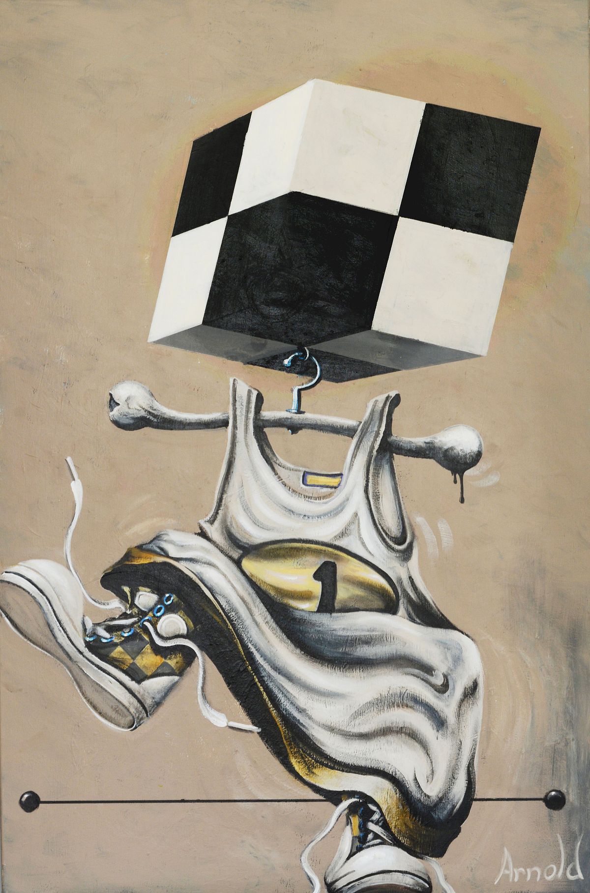 First step &ndash; modern surrealist Dutch artist Arnold Janssen