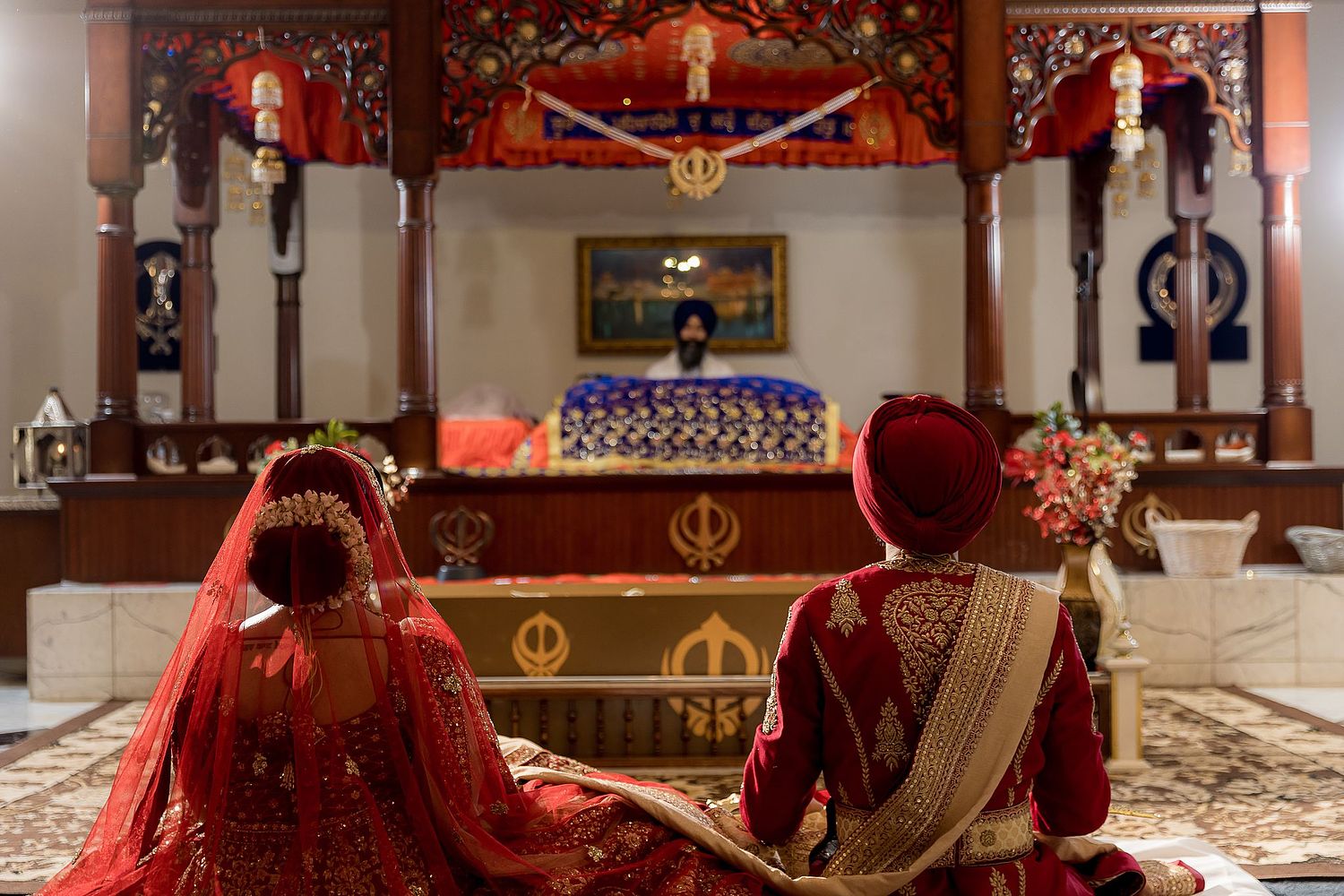 Indian wedding photography Sacramento Sikh ceremony