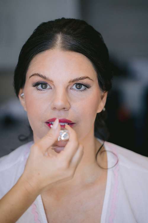 Bride Getting Ready