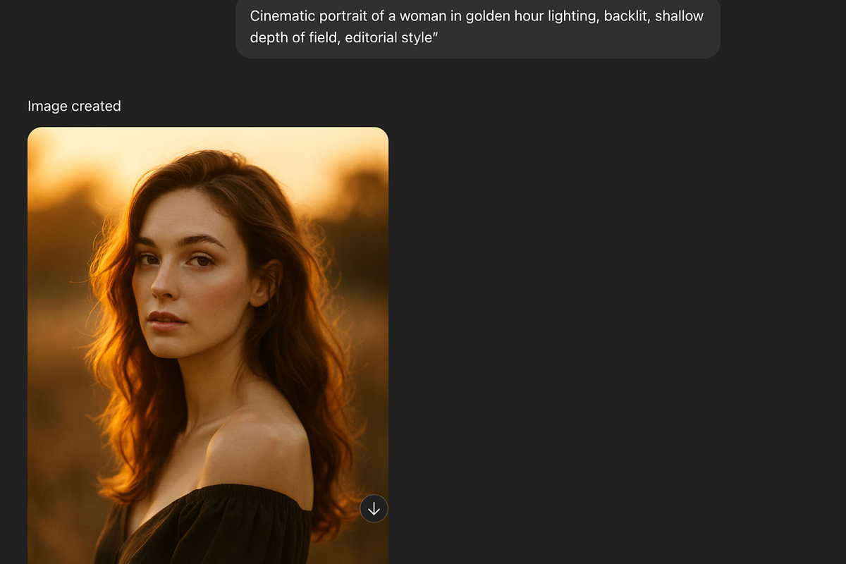 ChatGPT image generation