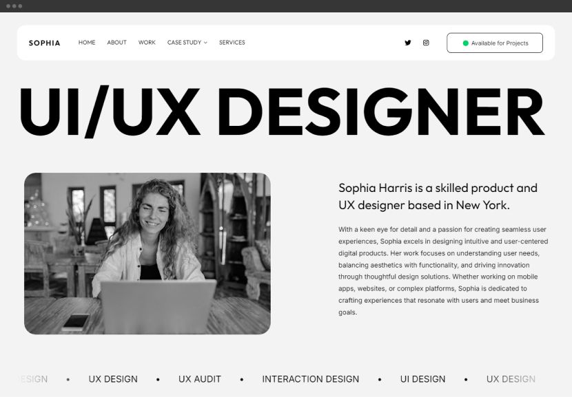 Portfolio-Website-Themen