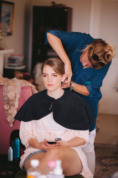 Bride Getting Ready