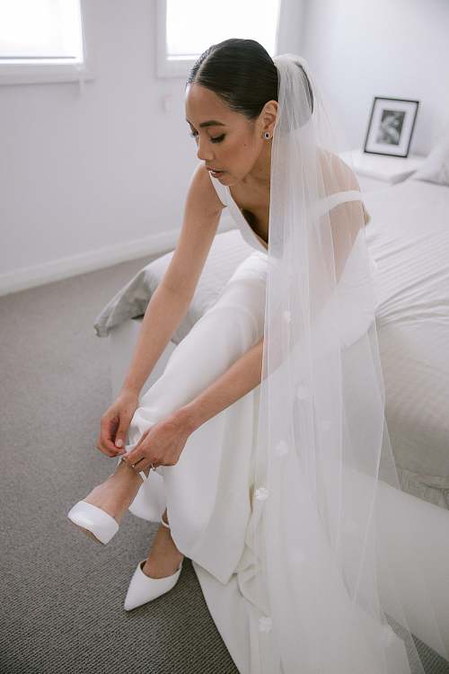 Bride Getting Ready