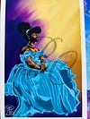 Generic Princess in Repose 4x6" Giclee art print - signed!