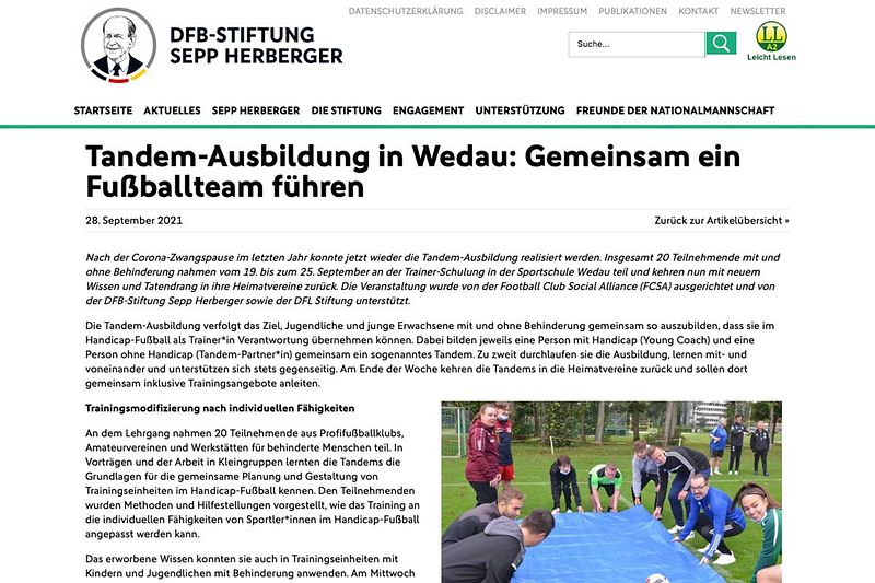 Tandem-Ausbildung in Wedau: Gemeinsam ein Team führen