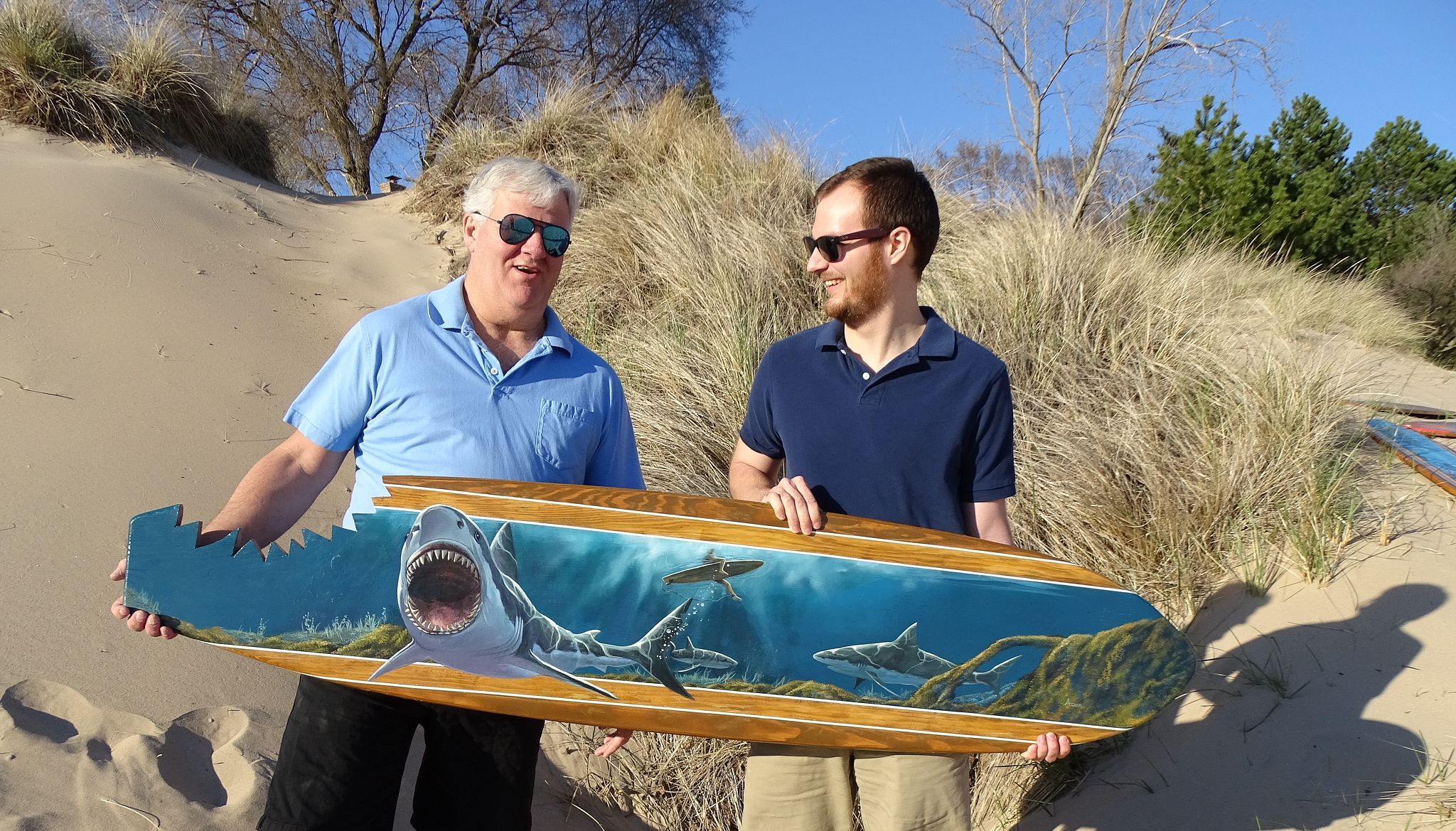We are a father-son duo. Visionary creatives with bold strokes and fun ideas.