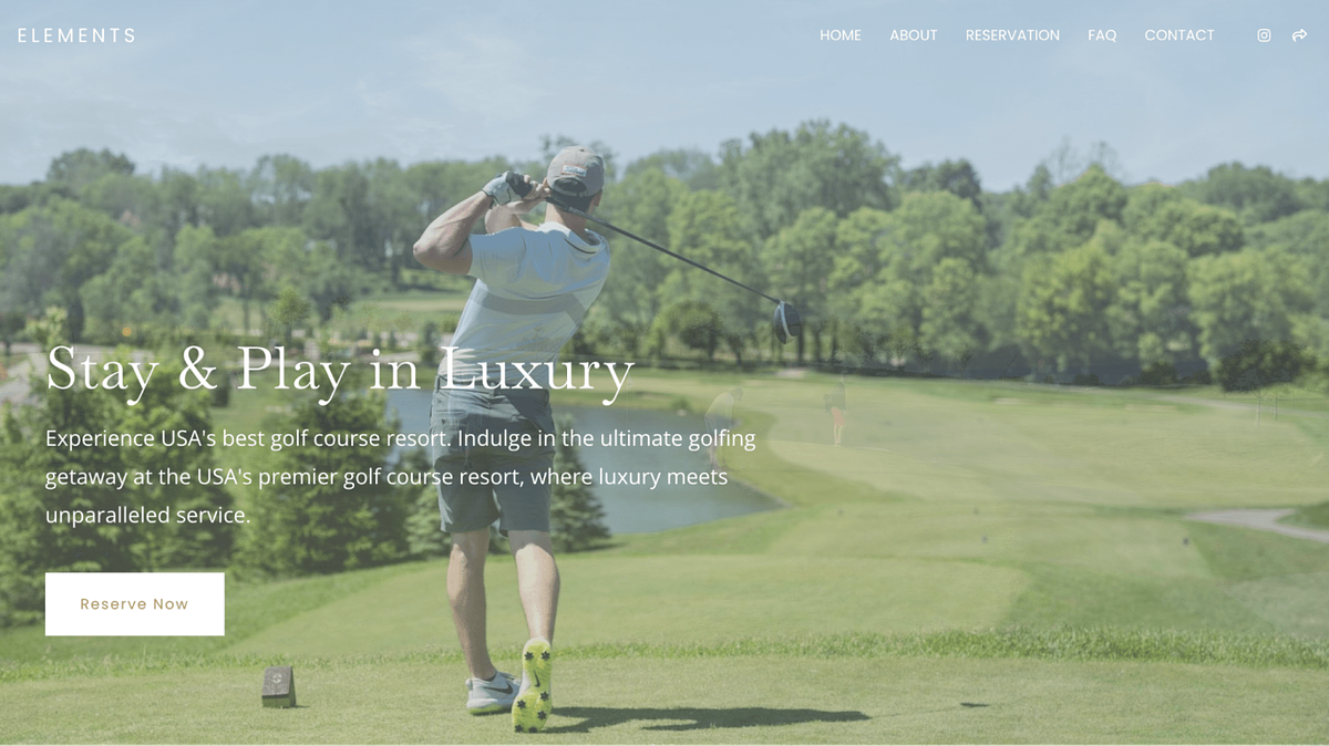 PixpaModello di sito web immobiliare di Elements