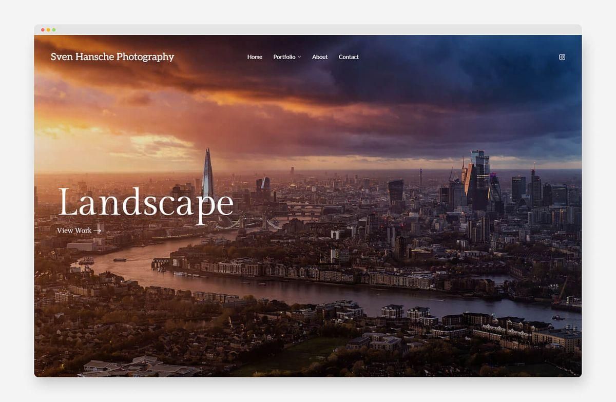 Sven's Aerial photography website