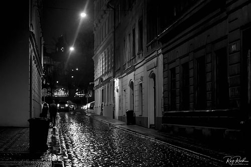 Night Rain ... Prague