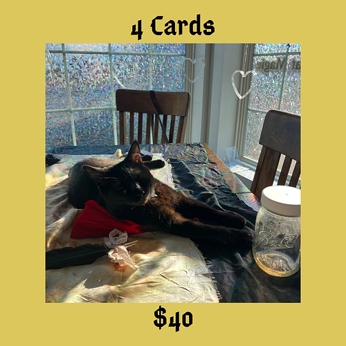 4 Cards for $40
