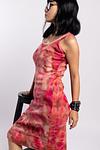 Ribbed Dress  -  Rosé Hour (Red)